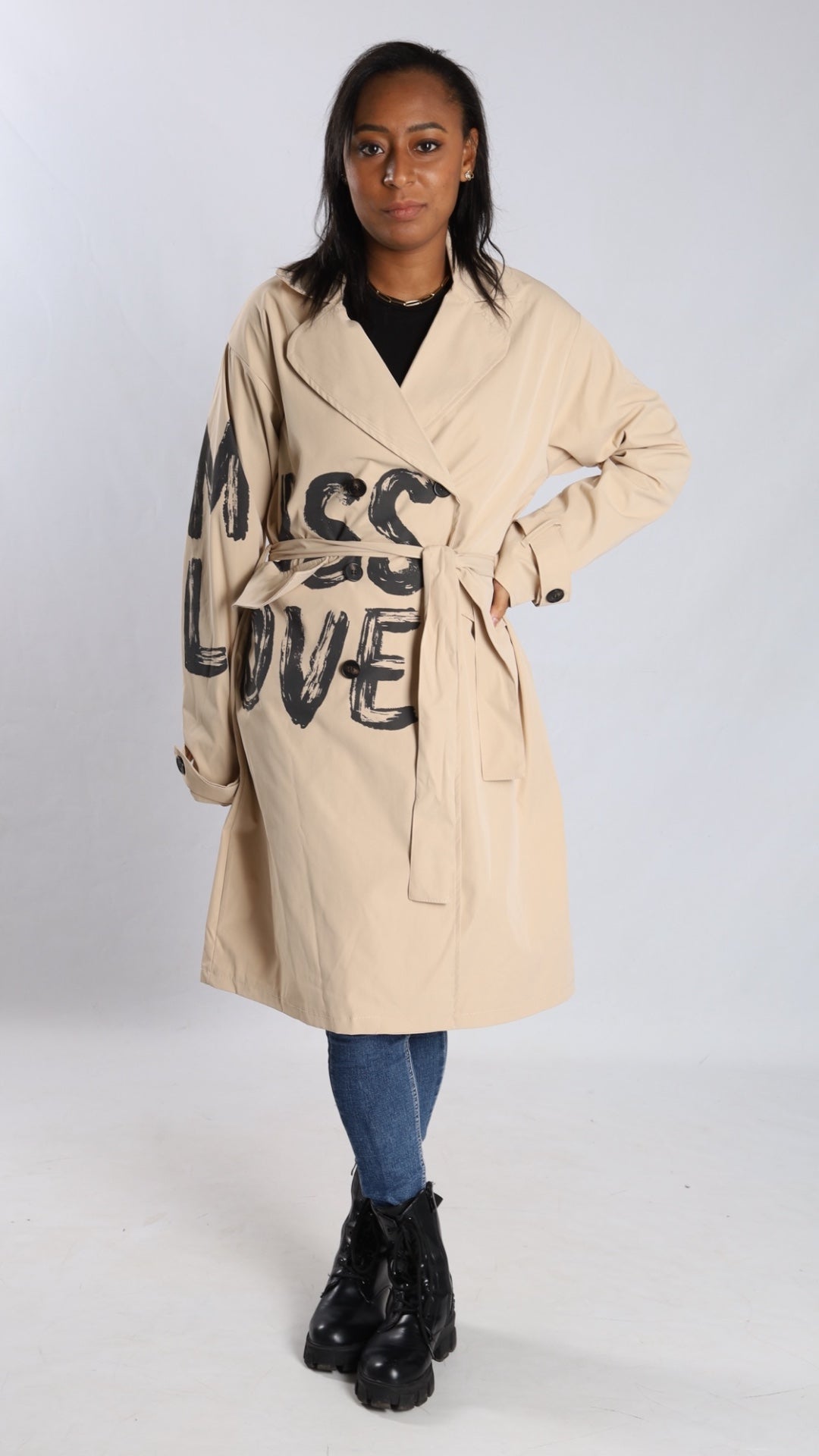 Trenchcoat „MISS LOVE“