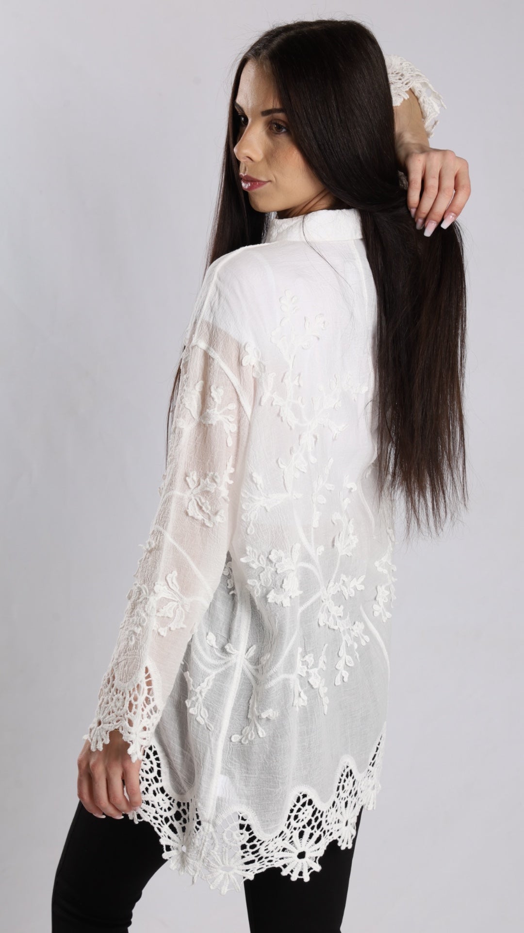 Spitzen Bluse