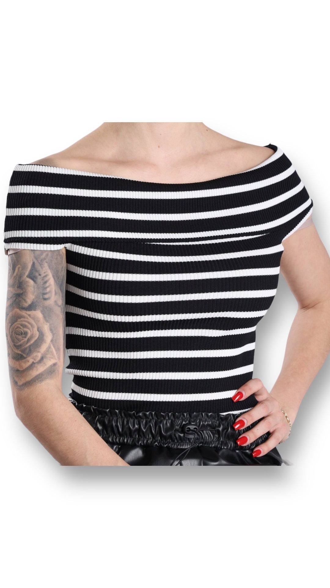 T-Shirt schulterfrei