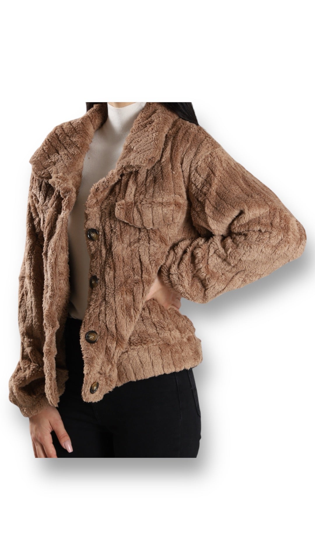 Flauschige Jacke