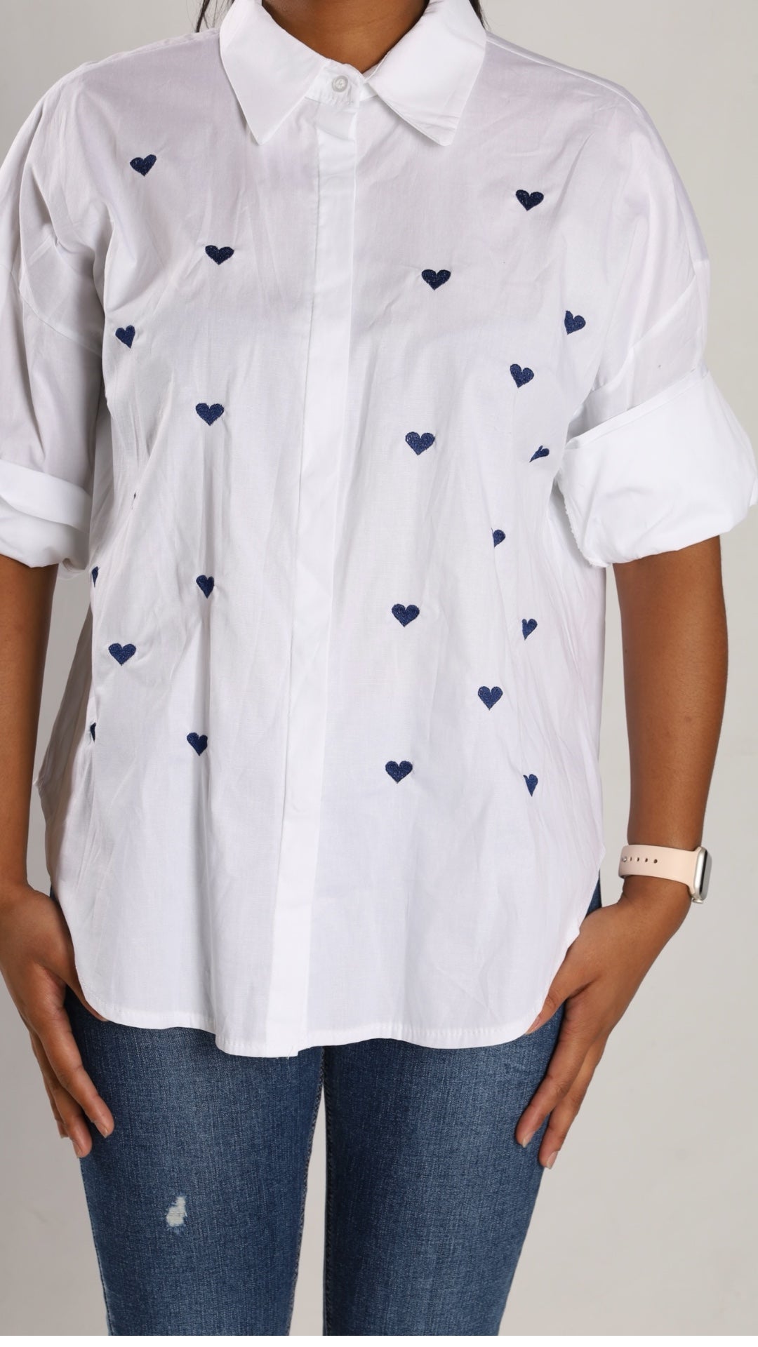 Herz Bluse