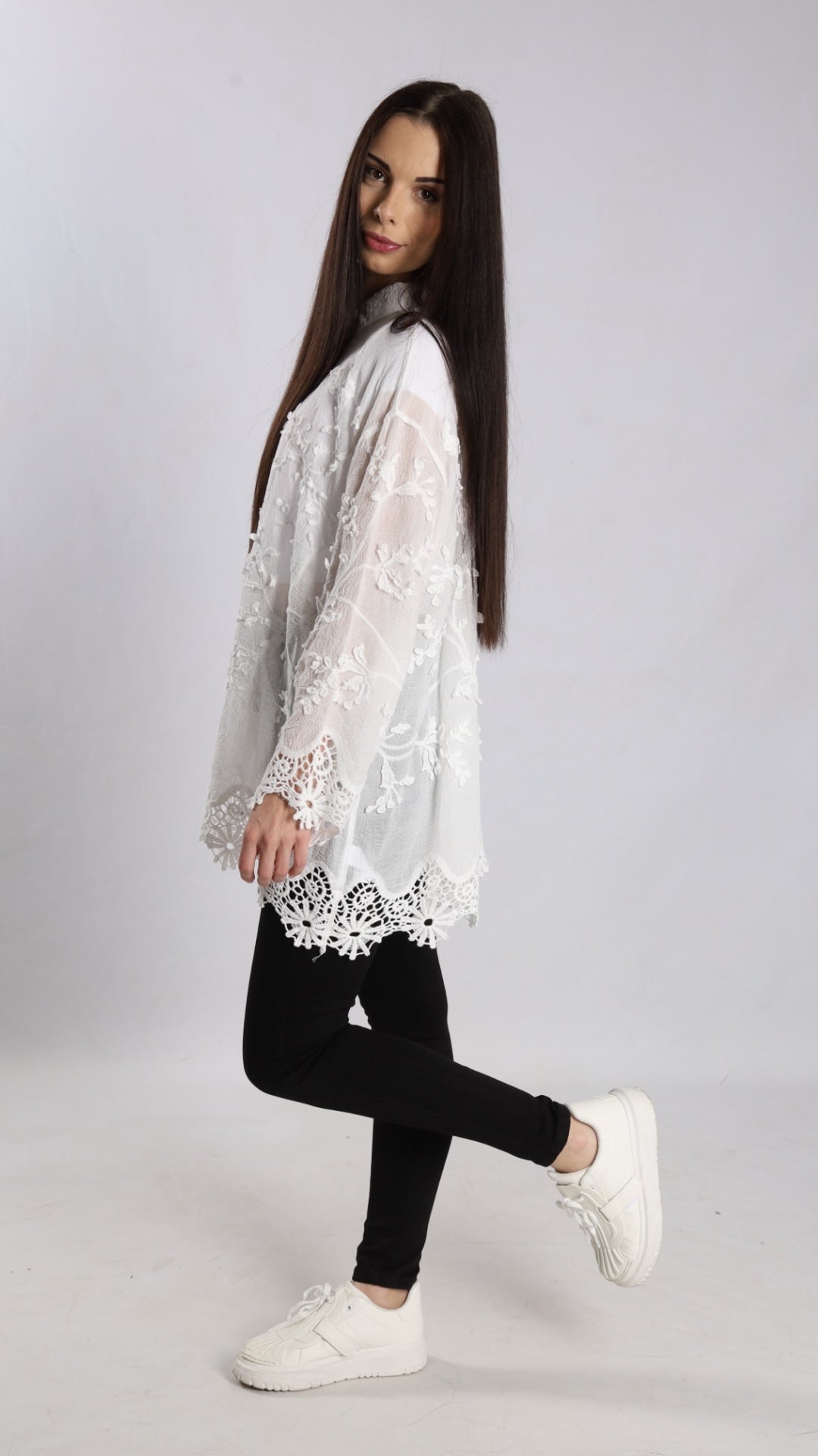 Spitzen Bluse